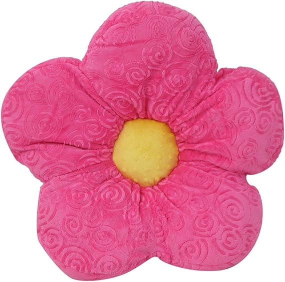 Adorable 15" Minky Flower Pink Throw Pillow Amazon.ca Home & Kitchen