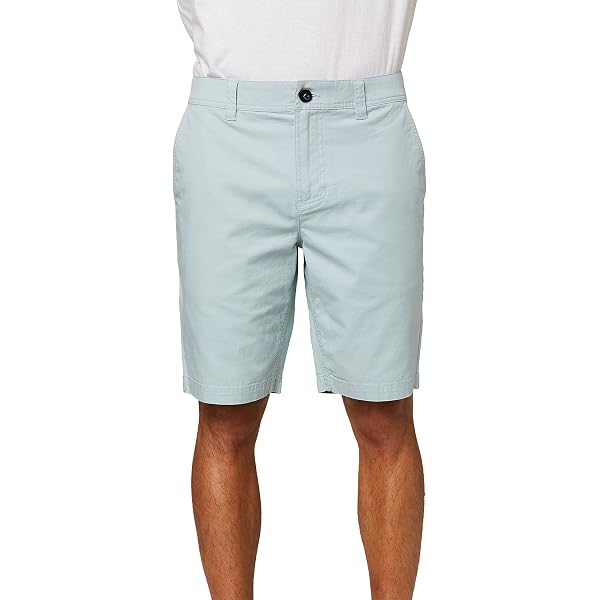 O'NEILL Men's Shorts Fixed Waist 20 Inch Outseam Smoke Blue/Jaxon