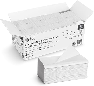 Farla Medical Select Z Fold 2 Ply Paper Towels 214 Sheets 14 Packs 22x24 cm