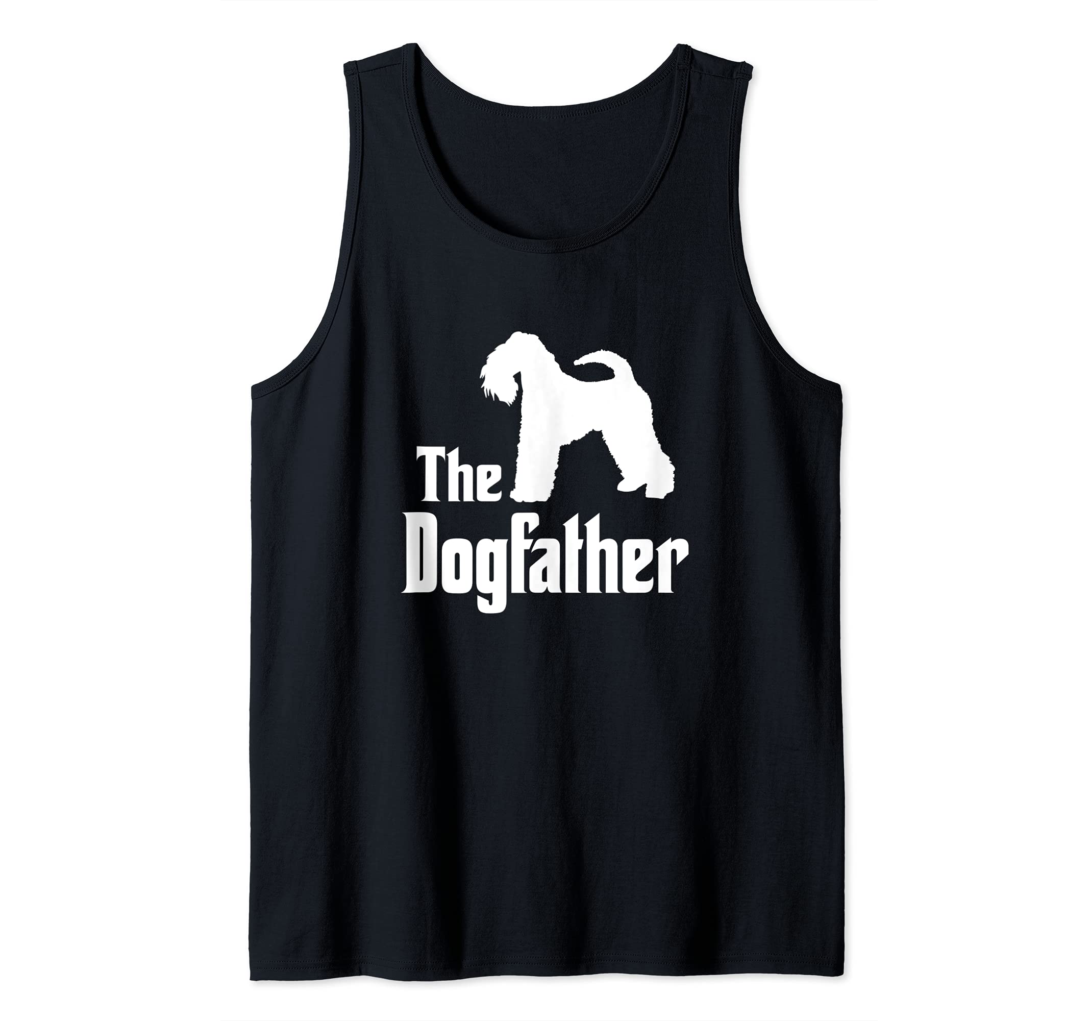 The Dogfather - funny dog gift, funny Kerry Blue Terrier Tank Top