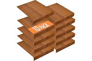 Wire Shelf Covers, Flexible Length Adjustment，Upgrade Wire Rack Covers for Pantry, Closet ，for All 16" D Wire Rack Covers(10p