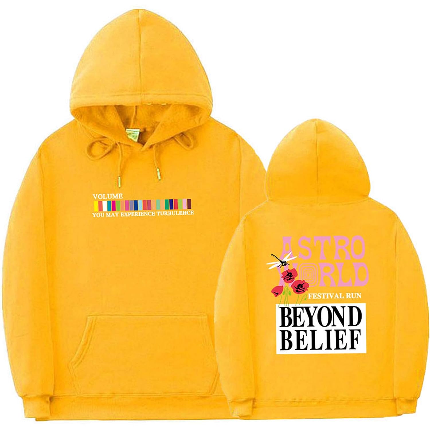 yellow travis scott hoodie