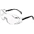 Gateway Safety 6980 Cover2 Safety Glasses Protective Eye Wear - Over-The-Glass (OTG), Clear Lens, Black Temple