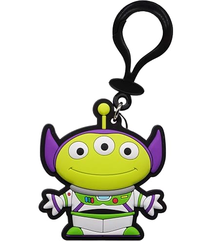 Alien Emoji Icon Ball Keyring at Amazon Men's Clothing store