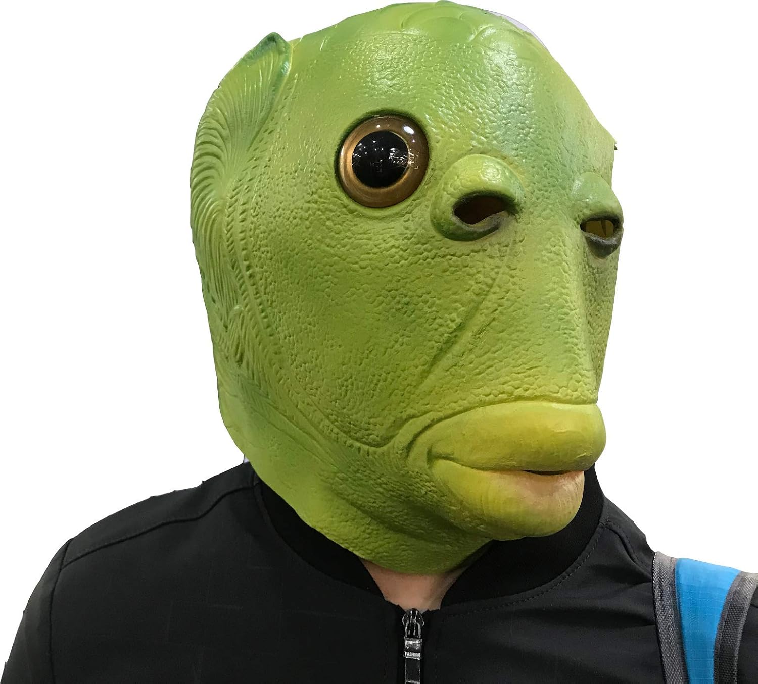 PARTY STORY green fish mask Animal Head Mask Halloween