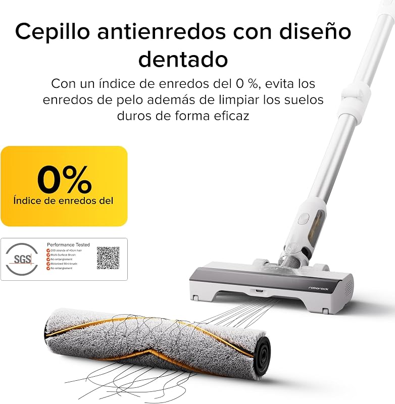 H60 aspiradora sin Cable, succión 115 AW, 60 min autonomía