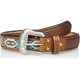 Nocona Men's Blue Beaded Belt