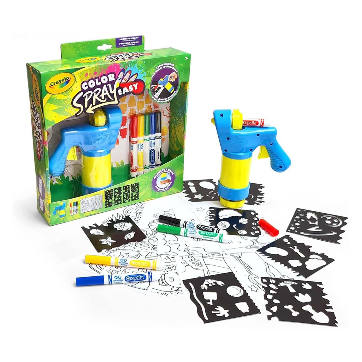 Crayola Mini Marker Sprayer, Marker Airbrush Kit, Gift for Kids, 7+, 25-7494
