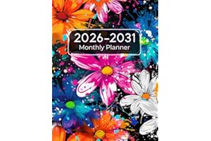 2026-2031 Monthly Planner: 6 Year From January 2026 To December 2031 With Inspirational Quotes