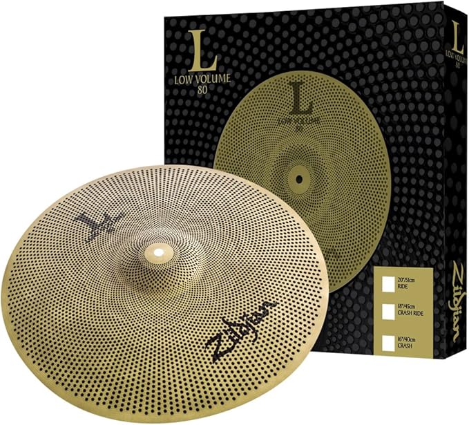 Avedis Zildjian Company L80 Low Volume 18" Crash Ride Cymbal Amazon.ca