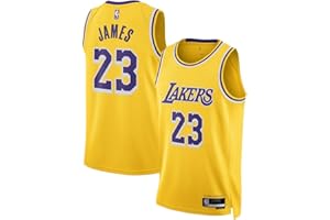 OUTERSTUFF Lebron James Los Angeles Lakers NBA Kids Youth 8-20 Yellow Gold Icon Edition Swingman Jersey