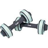Cubii Build Adjustable Dumbbell Set, Two Hand Weights, 4 1 lb SoftRings | Two adjustable dumbbells in one set - dial the load up or down instead of buying a rack of separate hand weights