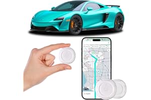 FXAJID No Subscription Mini GPS Tracker,Magnetic Waterproof Covert Tracker with Global Positioning System.Super Long Battery Life 2 Years.Can Track Vehicles,Elderly,Children,Pets.No Need to Insert SIM Card.