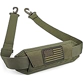 WYNEX Shoulder Strap, 55 inch Universal Bag Strap Replacement with Pad | Single Shoulder Strap with Detachable Thick Pad, Crossbody Bag Strap for Tactical Pouch Tool Bag Messenger Bag Luggage Duffle