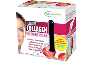 Applied Nutrition Liquid Collagen Skin Revitalization, Limited Value 1 Pack (30 Count Total)