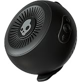 Skullcandy Session 360 Portable Lightweight Bluetooth Speaker - True Black | Waterproof, Dustproof, 20 Hours of Playtime, Built for Home, Outdoors, Party, Travel, Big Sound, iPhone Android Compatible