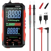 FS899L Digital Multimeter with Color Screen, USB C Rechargeable Electrical Testing, 6000 Counts True RMS AC/DC Voltage Tester, NCV, Capacitance, Non Voltage Detector for Car, Home(FS899L)