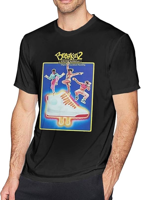 HRUTEJOLAG Breakin 2 Electric Boogaloo Adult Men's Fashion Short Sleeve