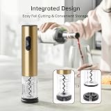 ELMWAY VinoLux Series Rechargeable Electric Wine Opener Gold view 4