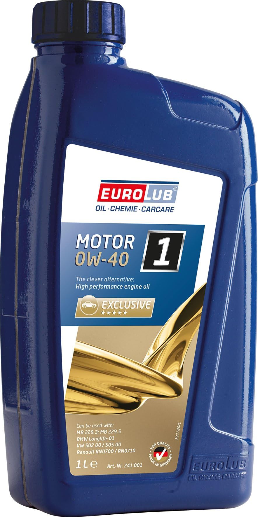 EUROLUB MOTOR 1 SAE 0W-40 Engine Oil, 1 Liter