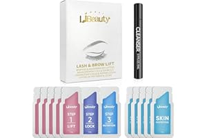 Libeauty Korean Brow Lamination Kit & Lash Lift Kit, Korea Based Lotion, 20 Pcs Sachets Individual Packets, Eyelash Perm Solu