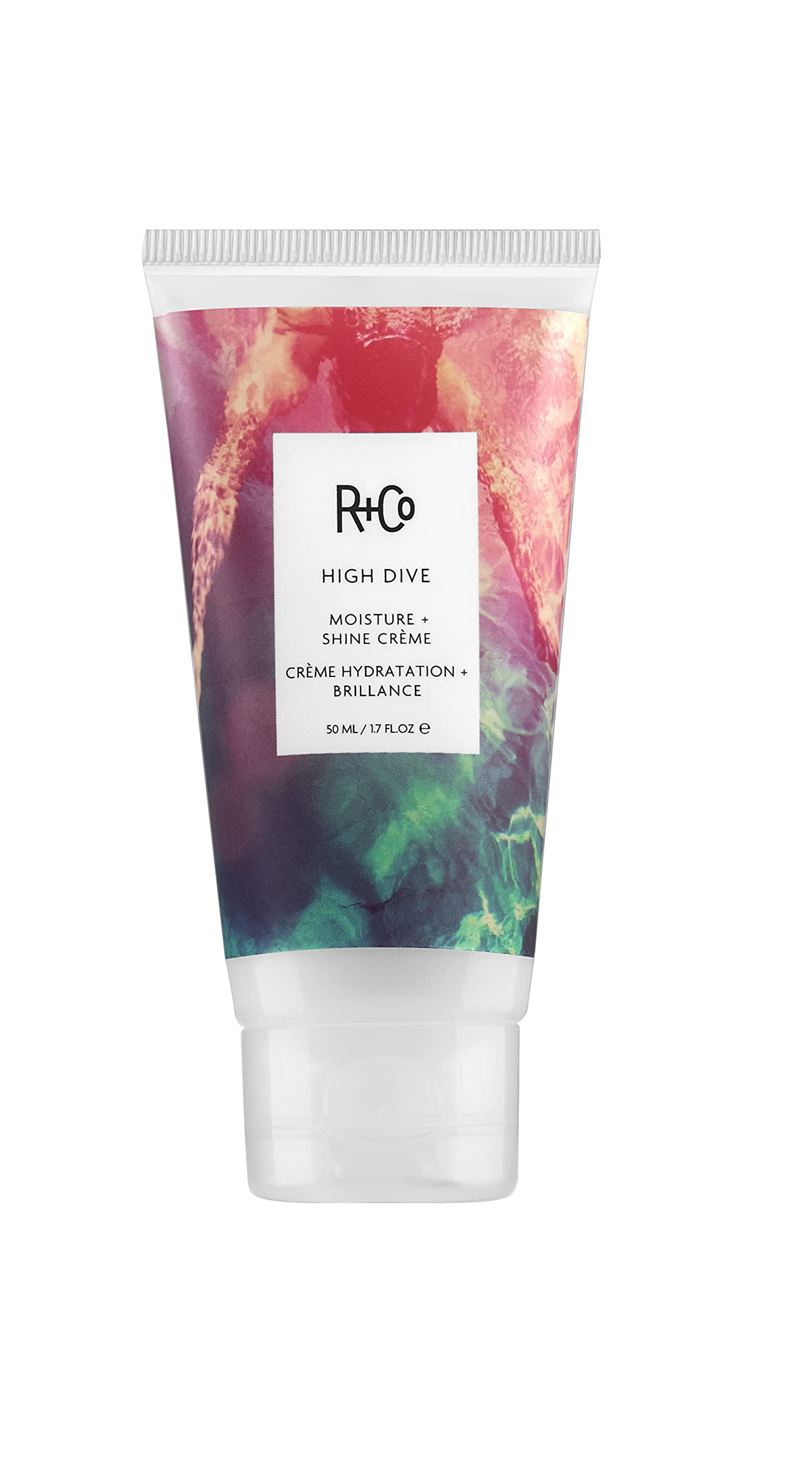 R+Co High Dive Moisture Plus Shine Crème for deep hydration + moisture, Creamy White 1.7 Fl Oz