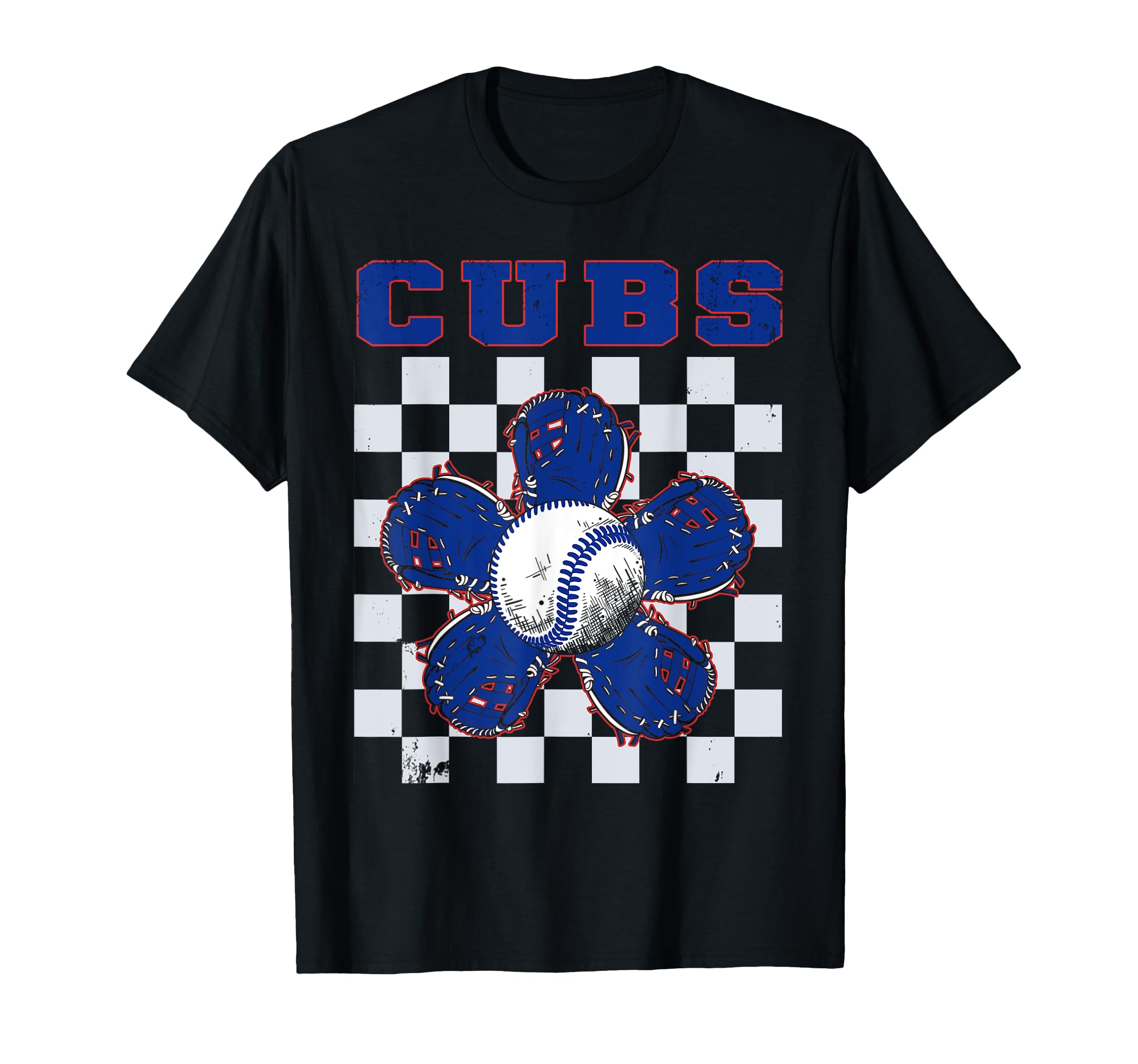 View 1 of **Size 5XL** Vintage Cubs Name Throwback Classic Art Cubs Spirit Game Day T-Shirt