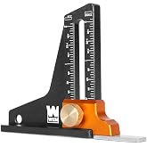 WEN 2-Inch Dual-Scale Tool Setup and Height Gauge for Band Saws, Table Saws, Router Tables, and Woodworking Equipment (ME522G)