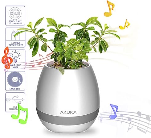 tokqi smart music flowerpot