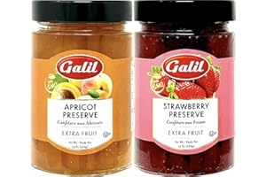 VALUBNDL: Galil Preserve Jam Spread - Marmalade Tartinade Jams and Jellies - Custom VALUBNDL Branded Pack of 2 (BULK 740G!) (