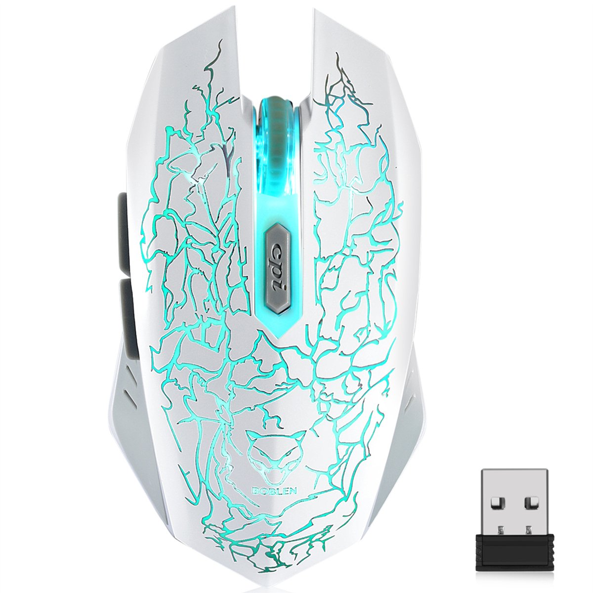 VEGCOO C10 Wireless Optical Gaming Mouse Rechargeable Silent Mice with