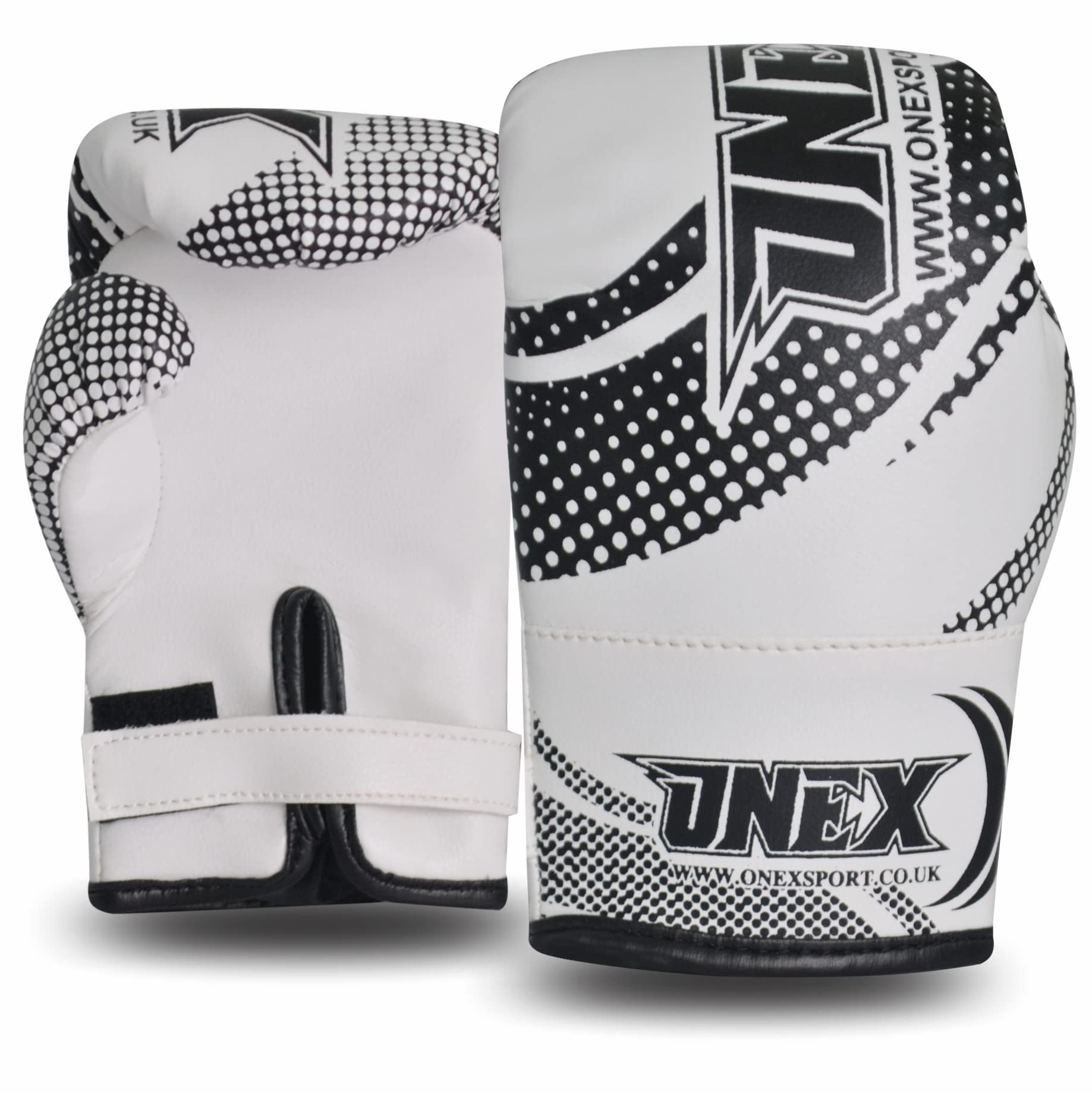 Junior/kids Boxing Gloves Sparring * Pro 2oz-4oz-6oz Punch Bag Fight MMA Muay Thai Grappling Fight Mitts Martial Arts Training Kickboxing Punching Glove (Black, 2oz)