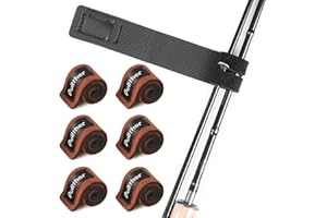 6PCS Pullther Fishing Rod Straps - Ties & Wrap for Casting Rods