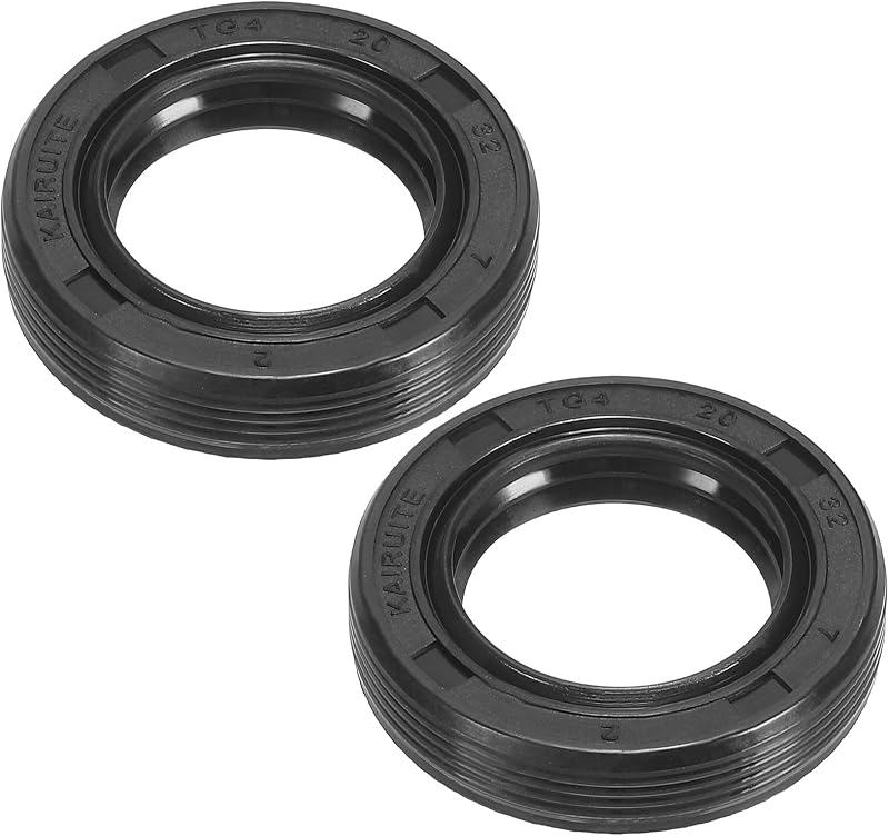 PATIKIL 20mm x 32mm x 7mm Nitrile Rubber TG4 Oil Seal for Shaft Pumps Engines