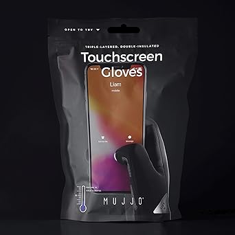 mujjo touchscreen gloves with 3m thinsulate