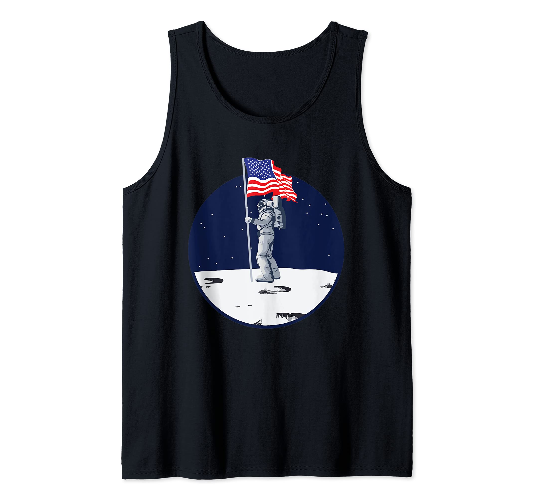 US Flag Astronaut - Independence Day 4th of July Party Tank Top