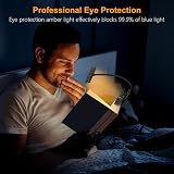 Gritin 19 LED Book Light Reading Lamp with Memory 3 Color Temp Stepless Dimming view 4