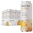 FASTRX Lemon Sparkling Drink - Zero Sugar Hydrating Fasting/Keto Drinks - Includes essential Electrolytes, Vitamins, De-Sugared Lemon Juice and more - 16 Fl Oz (Pack of 12)