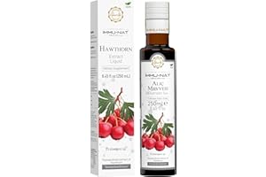 Immu-nat Hawthorn Berry Liquid Supplement (8.5oz) Cardiovascular & Blood Pressure Support - Herbal Formula