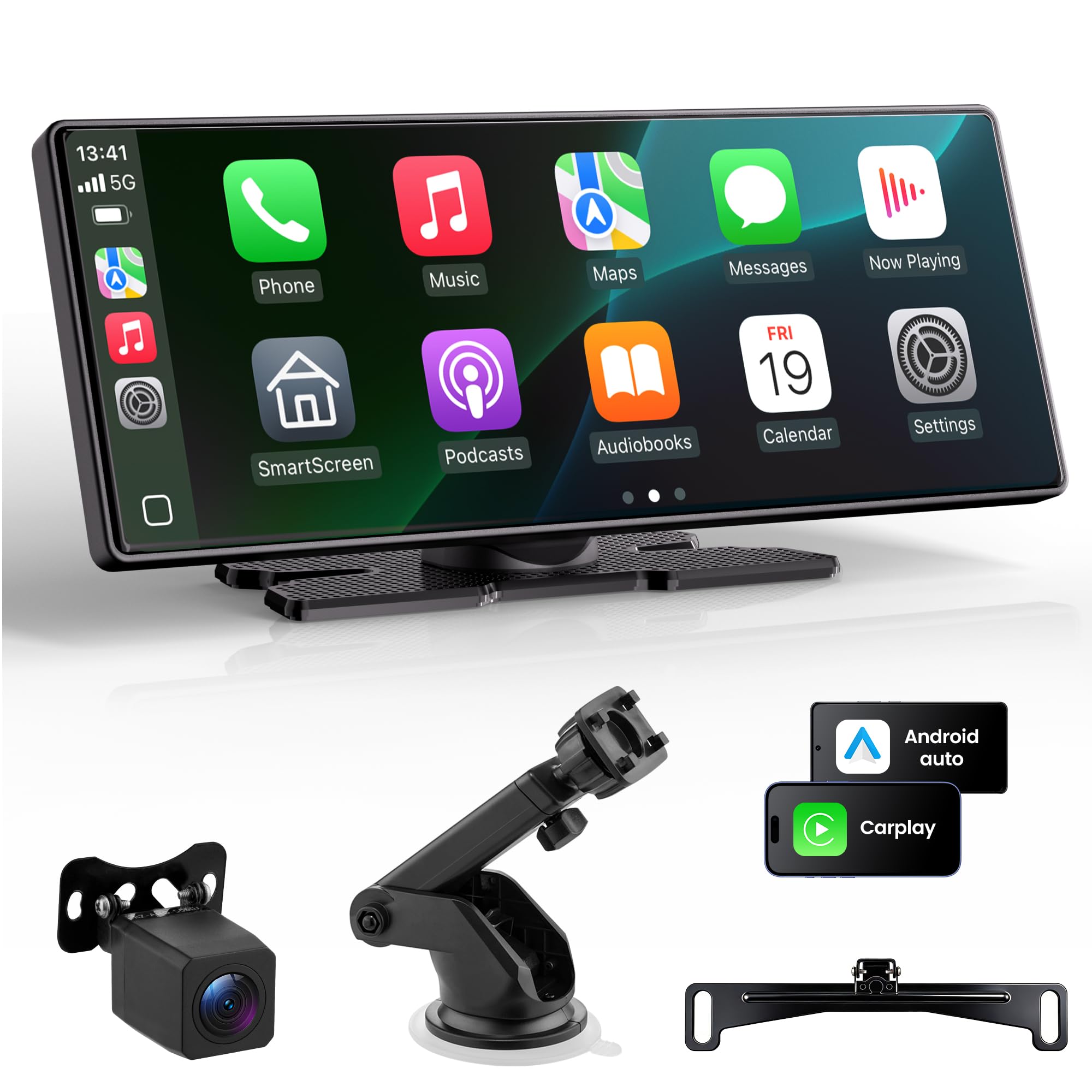 Photo 1 of ***FACTORY SEALED***
Gikktdr Carplay Screen for Car, 10.26'' Upgrade Wireless CarPlay & Android Auto Car Play Screen with 60PFS,1080P Backup Camera (with a Camera Bracket), GPS Navigation, Voice Control for All Vehicles