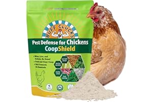 Buff Clucks Dust Bath Herb Blend for Chickens - Keep Feathers Clean & Healthy - Food Grade, Natural Nesting Box Herbs for Bedding, Coop Floor, USA (12 oz)