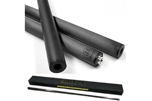 BIZU Carbon Billiard Cue Shaft 12.5mm Tip Professional Nine-Ball Pool Table Stick Forelimbs for Billiards Game (Only Shaft)