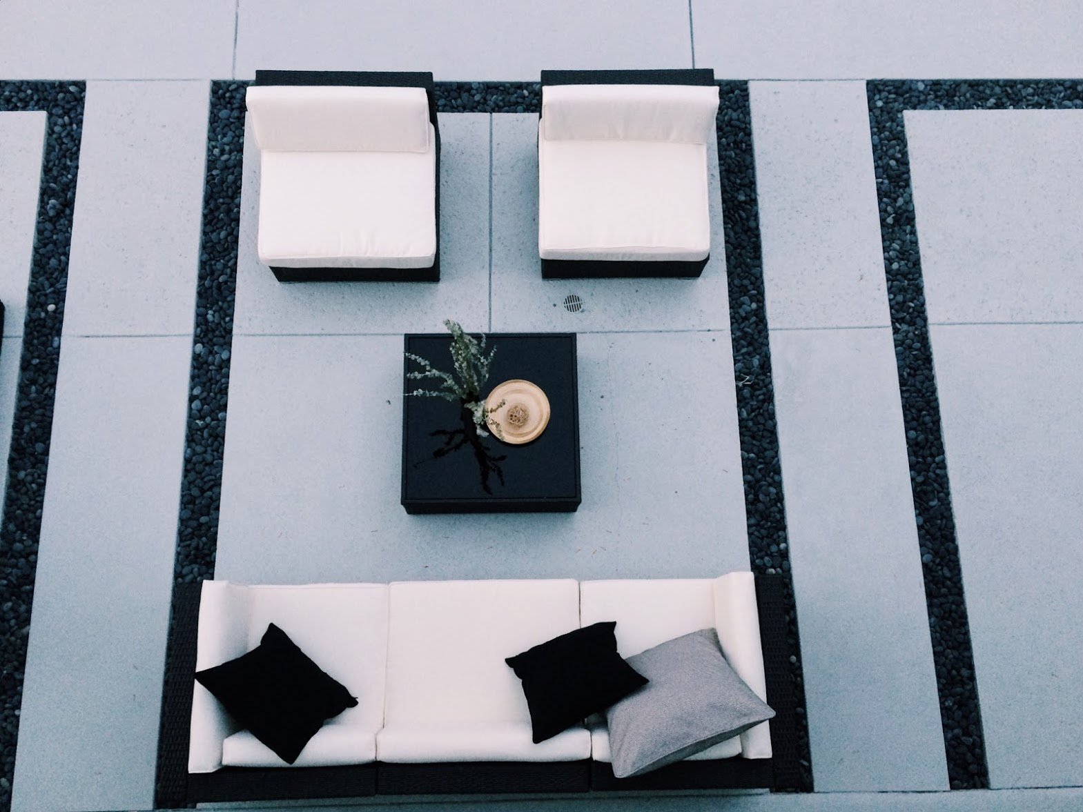 Auro Furniture Outdoor Patio Rattan Wicker Sectional Furniture Set, 7