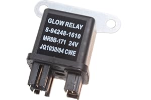 Holdwell Relay Glow Plug 8942481610 24V compatible with Isuzu Hitachi EX35U EX27U EX50U ZAXIS35U