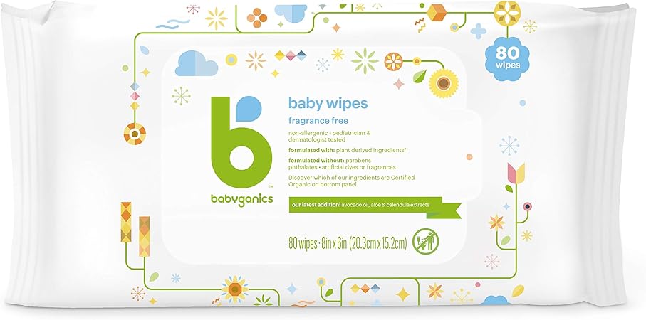 babyganics flushable baby wipes