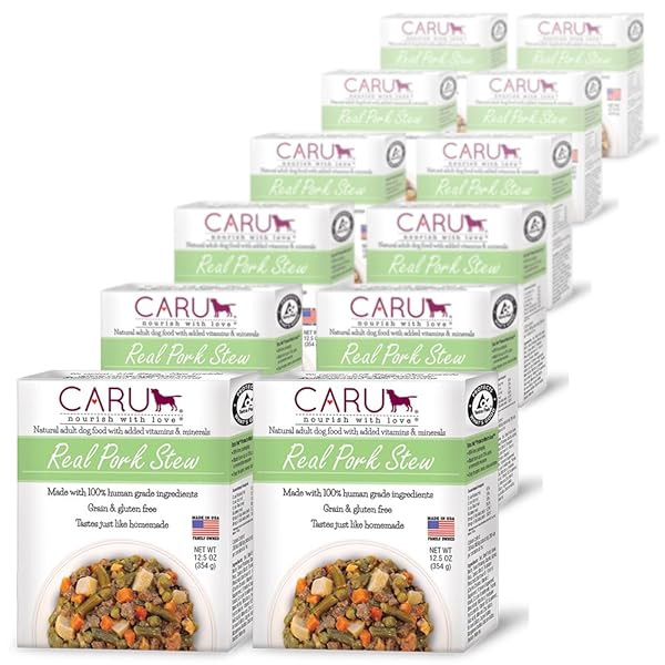 CARU REAL PORK STEW FOR DOGS, NATURAL ADULT...