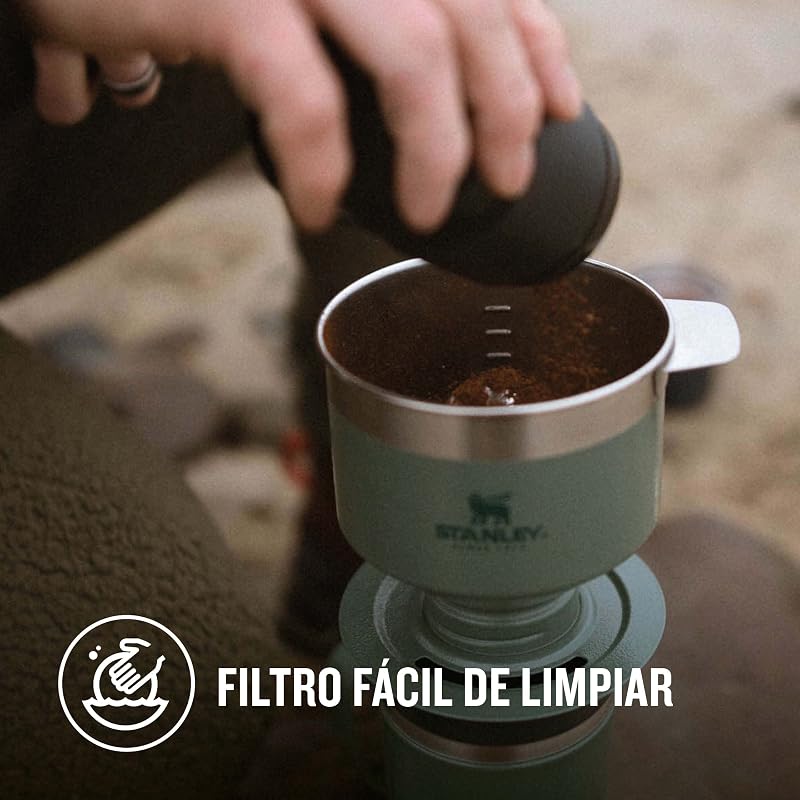 1913 Perfect Brew Pour Over Filtro Cafe - Matte Black