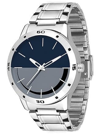 Analog Casual Blue Dail Chain Mans Watch