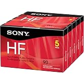 Sony 5C90HFR 90-Minute HF Cassette Recorders 5-Brick