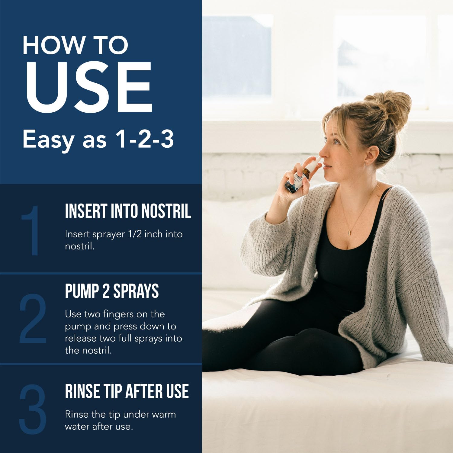 Nasomin® Iodine Nasal Spray – Cleanses & Refreshes Your Nasal Passages – Iodine & Fulvic Acid Blend – 150+ Uses Per Bottle – 100% Natural Mineral Formula – (2 oz. Bottle + Nasal Sprayer)